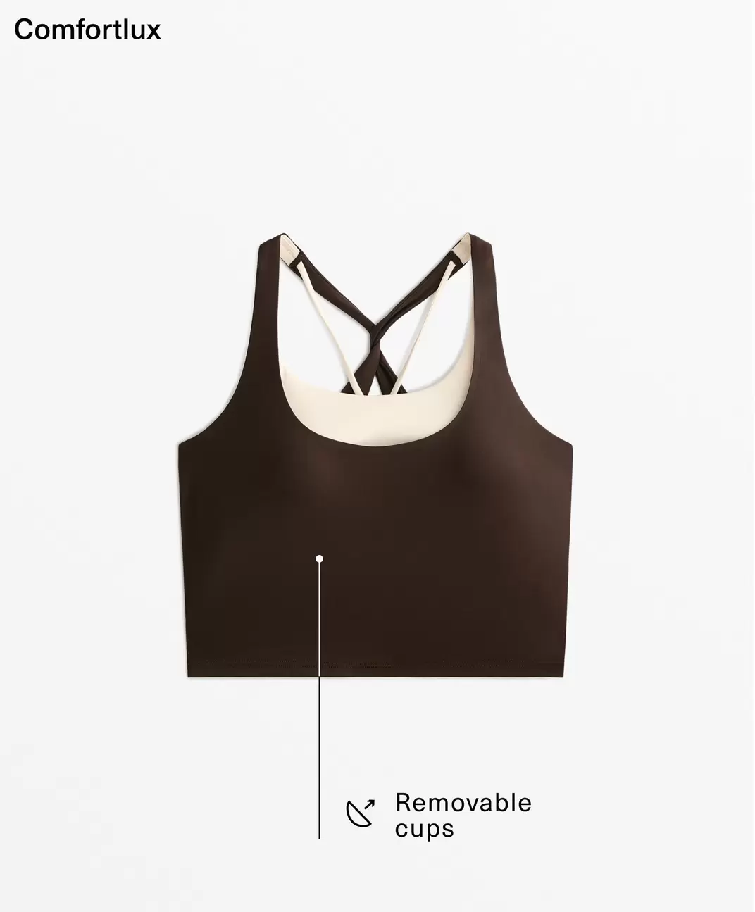 Tank top comfortlux superposition offre à 35,99€ sur Oysho