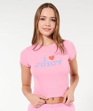 Découvrez notre top JUICYTIZ en jersey. Ce t-shirt côtelé, ajusté et charmant dans un ravissant rose             ...                             Voir plus offre à 12,99€ sur Undiz