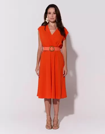 Robe longue unie orange femme offre à 79,99€ sur Jacqueline Riu