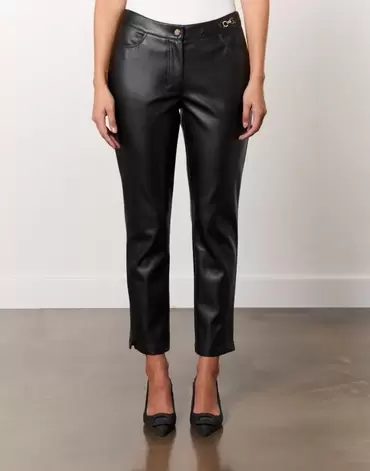 Pantalon 7/8 cigarette uni noir femme offre à 69,99€ sur Jacqueline Riu