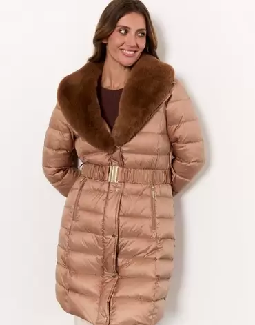 Doudoune unie camel femme offre à 189,99€ sur Jacqueline Riu