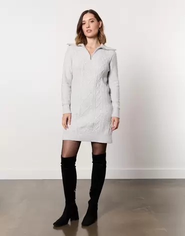 Robe courte unie gris femme offre à 69,99€ sur Jacqueline Riu