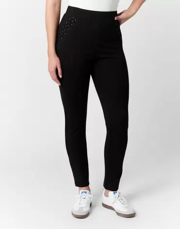 Legging 7/8 resserré uni noir femme offre à 49,99€ sur Jacqueline Riu