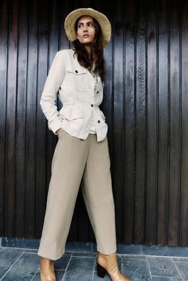 pantalon portofino vert femme