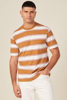 T-shirt manches courtes camel homme