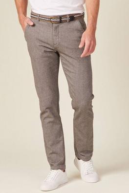 pantalon chino straight gris foncé homme