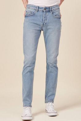 Jeans slim 5 poches denim used homme