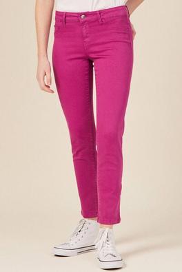 Pantalon slim 7/8ème violet clair femme