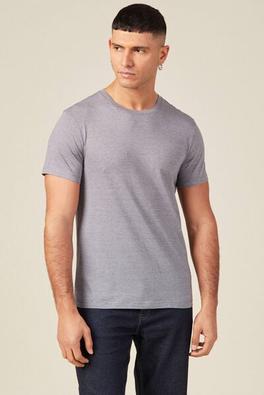 T-shirt manches courtes cintré gris foncé homme