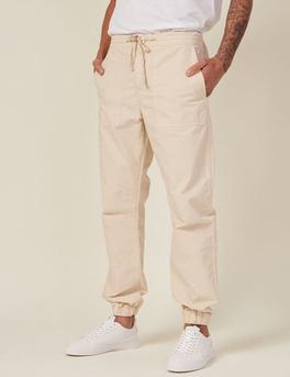 Jogger droit bas resserré beige homme offre à 27,99€ sur Bonobo