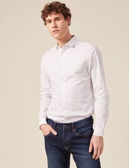 Chemise éco-responsable blanc homme offre à 36,79€ sur Bonobo