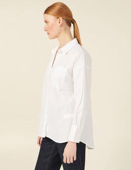 Chemise manches longues blanc femme offre à 28,79€ sur Bonobo