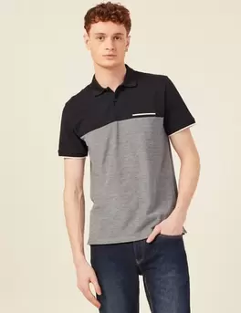 Polo éco-responsable bleu marine homme offre à 29,99€ sur Bonobo