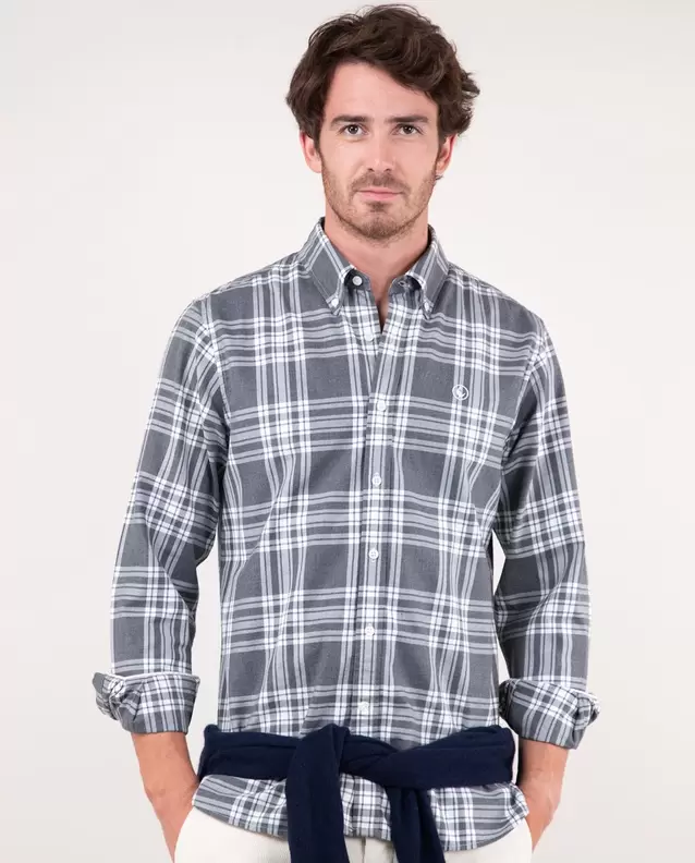 Chemise Tartan Gris offre à 79,9€ sur El Ganso