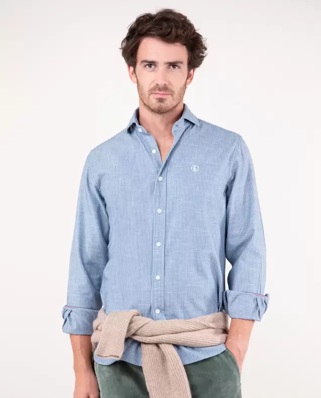 Chemise Denim Rayure Yale offre à 79,9€ sur El Ganso