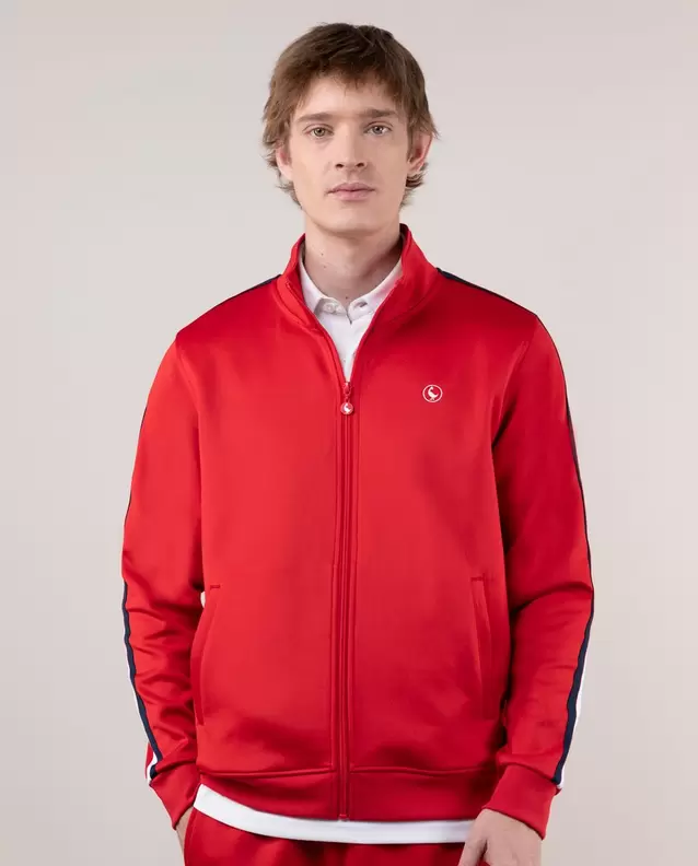 Sweat Track Rétro Rouge offre à 79,9€ sur El Ganso