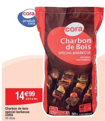Cora - Charbon De Bois Spécial Barbecue offre à 14,99€ sur Cora