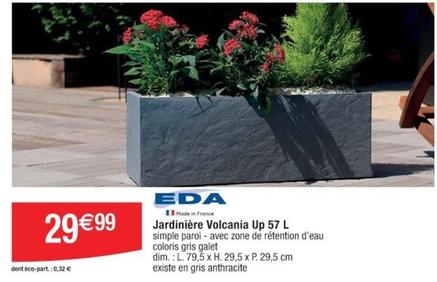 Eda - Jardinière Volcania offre à 29,99€ sur Cora