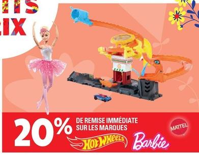 Hot Wheels - Barbie - Sur Les Marques Hotwheel offre sur JouéClub