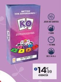 Topi Games - KO offre à 14,99€ sur JouéClub