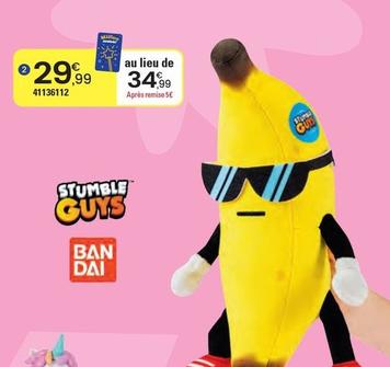 Ban Dai - Stumble Guys-Peluche Banana Guy offre à 29,99€ sur JouéClub