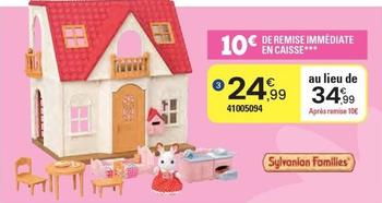 Sylvanian Families - Le Cosy Cottage Du Village offre à 24,99€ sur JouéClub