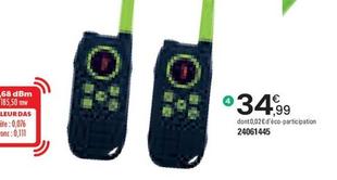 Cap - Talkies-walkies digitaux 5 km offre à 34,99€ sur JouéClub