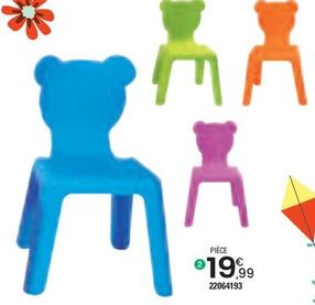 Sidj - Chaise Enfant Ours offre à 19,99€ sur JouéClub