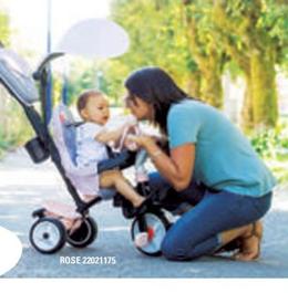Smoby - Tricycle Baby Driver Plus rose offre à 129,99€ sur JouéClub