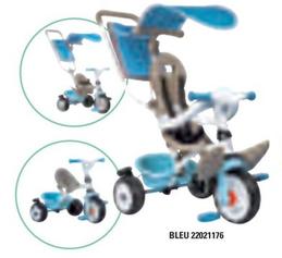 Smoby - Tricycle Baby Balade Plus bleu offre à 109,99€ sur JouéClub