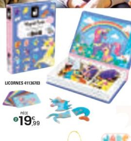Janod - Magneti'Book Licornes offre à 19,99€ sur JouéClub