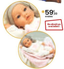 Léa Mon bébé réaliste offre à 59,99€ sur JouéClub