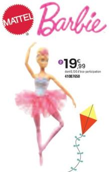 Mattel - Barbie Ballerine Lumières magiques offre à 19,99€ sur JouéClub
