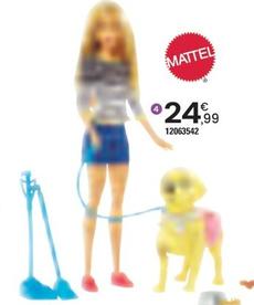 Mattel - Barbie Balade du Chien offre à 24,99€ sur JouéClub