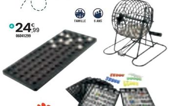 Loto Bingo offre à 24,99€ sur JouéClub