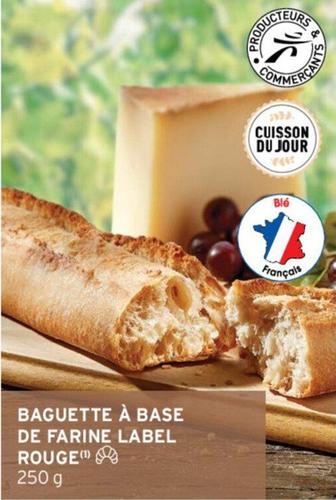 Baguette À Base De Farine Label Rouge offre sur Intermarché