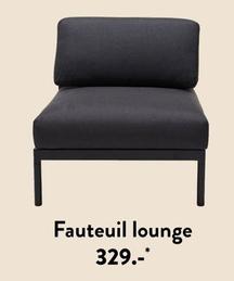 Fauteuil Lounge offre à 329€ sur Casa