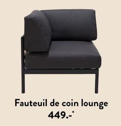Fauteuil De Coin Lounge offre à 449€ sur Casa
