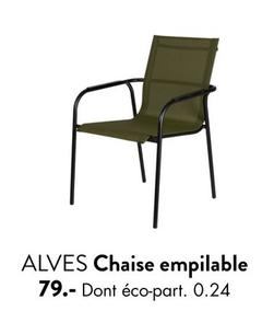 Alves - Chaise Empilable offre à 79€ sur Casa