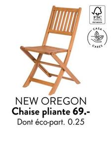 New Oregon - Chaise Pliante offre à 69€ sur Casa