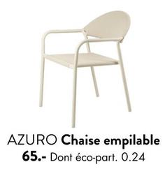 Azuro - Chaise Empilable offre à 65€ sur Casa
