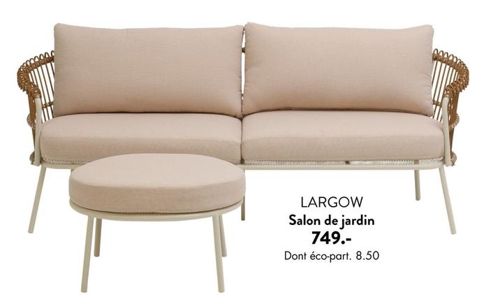 Largow - Salon De Jardin offre à 749€ sur Casa