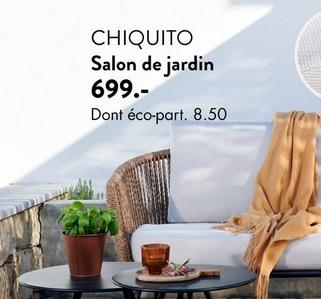 Chiquito - Salon De Jardin offre à 699€ sur Casa