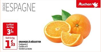 Oranges À Déguster offre à 1,33€ sur Auchan Hypermarché