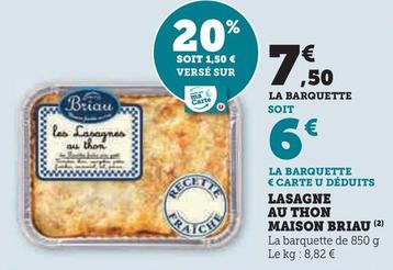 Maison Briau - Lasagne Au Thon 