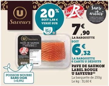 U - Pave De Saumon Label Rouge Saveurs