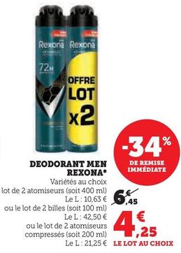 Rexona - Deodorant Men