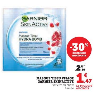 Garnier - Masque Tissu Visage Skinactive