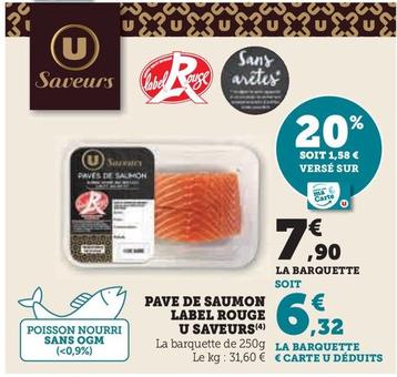 U - Pave De Saumon Label Rouge Saveurs