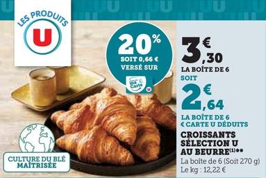 U - Croissants Sélection Au Beurre